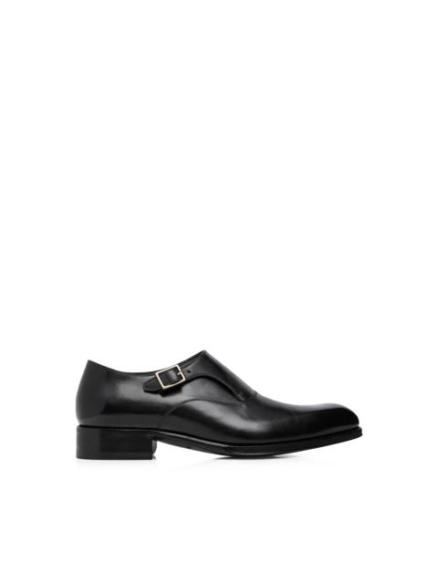 TOM FORD LEATHER EDGAR SINGLE MONK STRAP