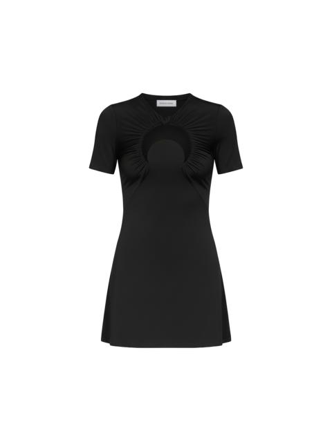 Marine Serre Moon gathered mini dress