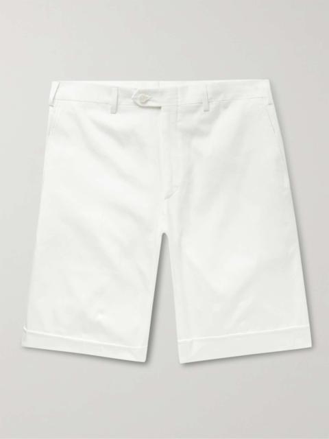 Brioni Cotton-Gabardine Shorts