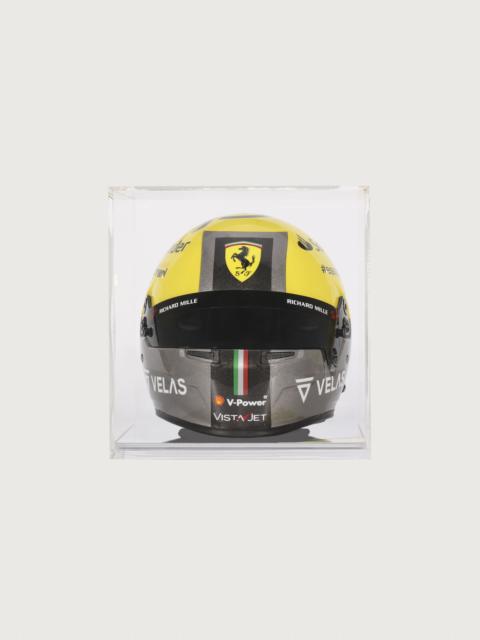 Ferrari Carlos Sainz Giallo Modena Special Edition mini helmet in 1:2 scale