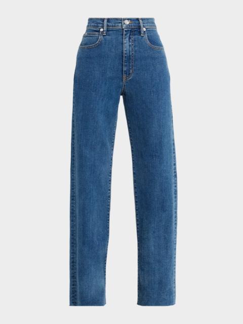 SLVRLAKE Grace High-Rise Wide-Leg Jeans