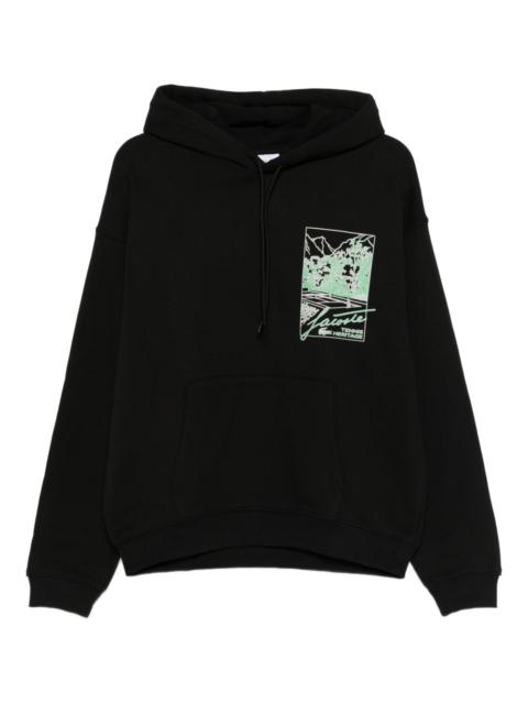 LACOSTE graphic hooded sweatshirt