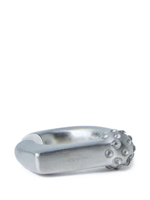 Rick Owens Rick Owens Textured-detail Geometric Ear Cuff
