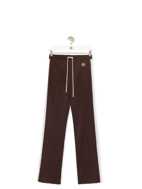 LOEWE☆Anagram embroidered jersey トラックパンツ 2色【UK発】 LOEWE☆Anagram embroidered jersey トラックパンツ 2色【UK発