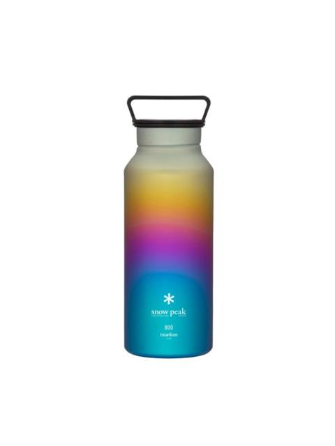 snow peak Titanium Aurora 800 Bottle 'Rainbow'