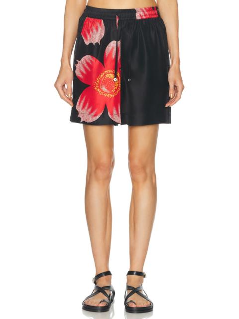 HARAGO Floral Printed Shorts