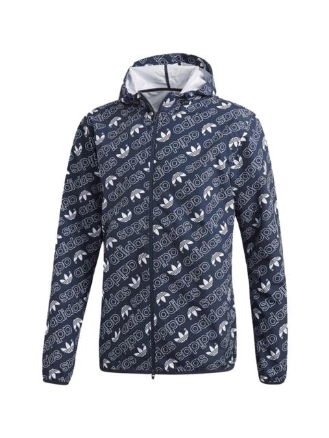 adidas Originals Monogram WB Jacket "Collegiate Navy" DH4788