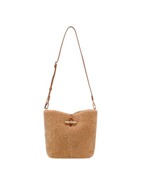 Longchamp Le Roseau Crossbody bag Camel - Leather