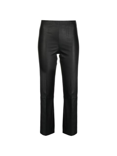 Florentina cropped leather trousers