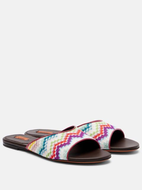 Missoni Liza Zigzag mules