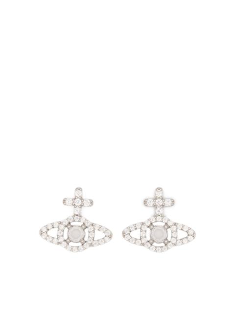 Vivienne Westwood OLYMPIA CRYSTAL ORB EARRINGS