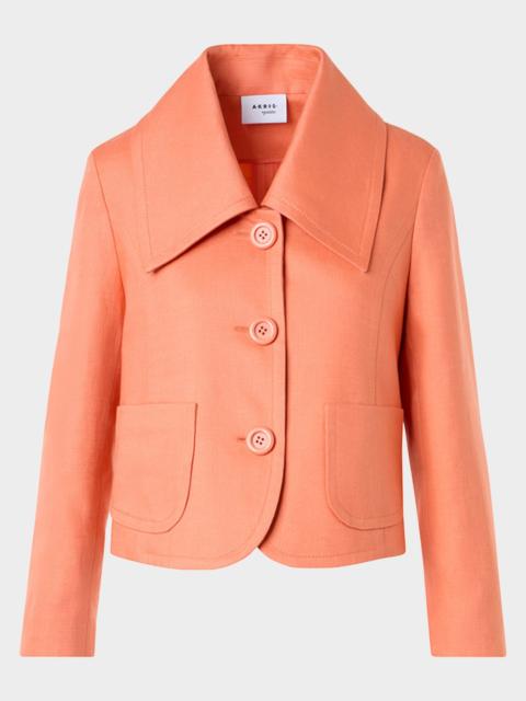 AKRIS Washed Linen Jacket