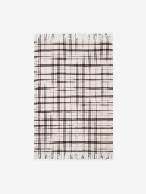 Burberry Check Cashmere Blanket