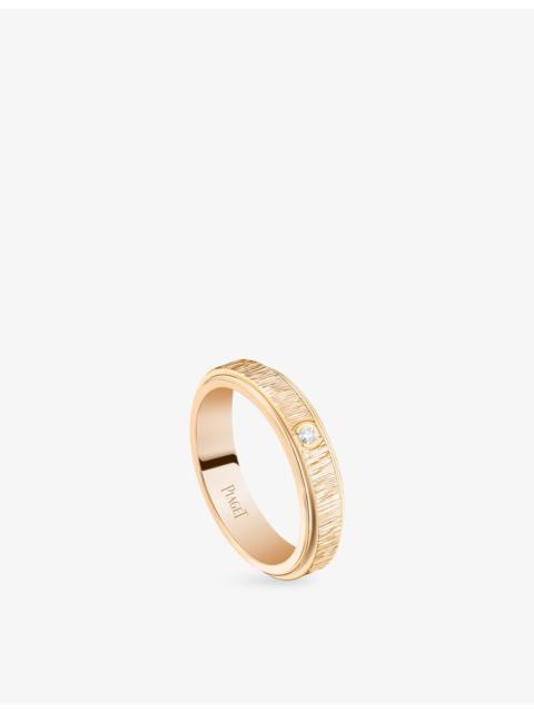 Piaget Possession 18ct Rose-Gold And 0.02ct Brilliant-Cut Diamond Ring
