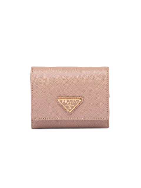Prada Women's Small Saffiano Leather Wallet - Beige