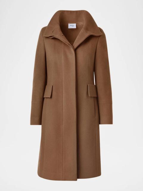 AKRIS Duffle Knee-Length Wool Coat