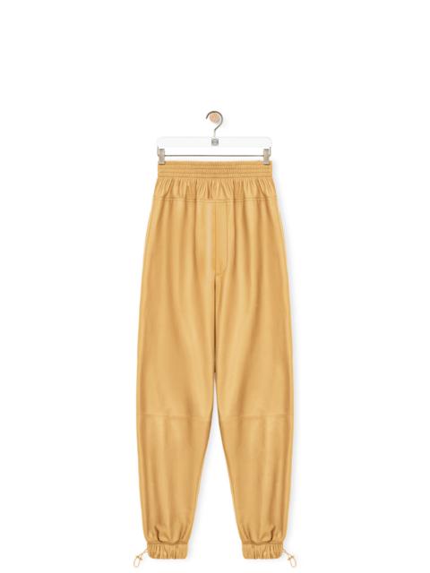 Loewe Elasticated trousers in papery nappa