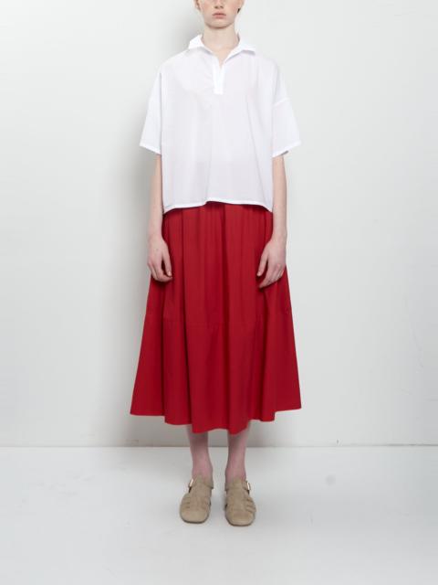 LABO.ART Gea Clara Poplin Skirt — Magenta