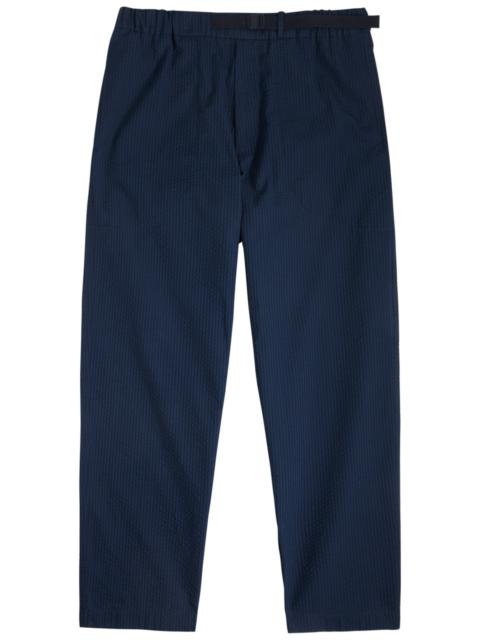 Moncler Moncler Tapered-leg Seersucker Trousers