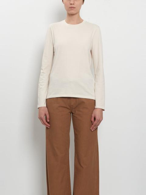 6397 Long Sleeve Mini Boy Cotton T-Shirt — Oat Milk
