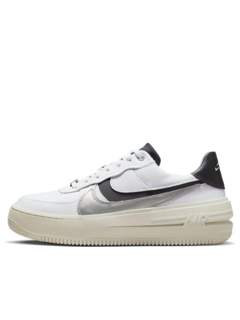 Nike (WMNS) Nike Air Force 1 PLT.AF.ORM LV8 'White Metallic Silver' DX3199-100
