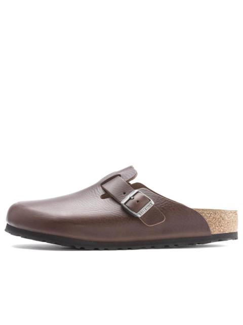 BIRKENSTOCK Birkenstock Boston Grip Leather Vintage Sandals 'Wood Roast' 1023449