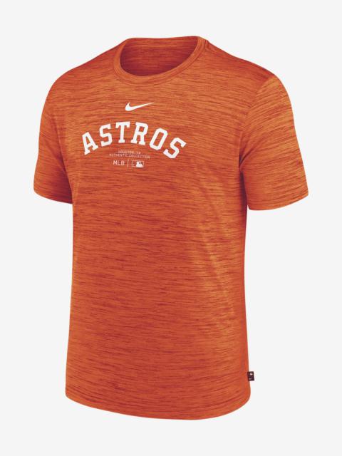 Houston Astros Authentic Collection Practice Velocity Nike Men's Dri-FIT MLB T-Shirt