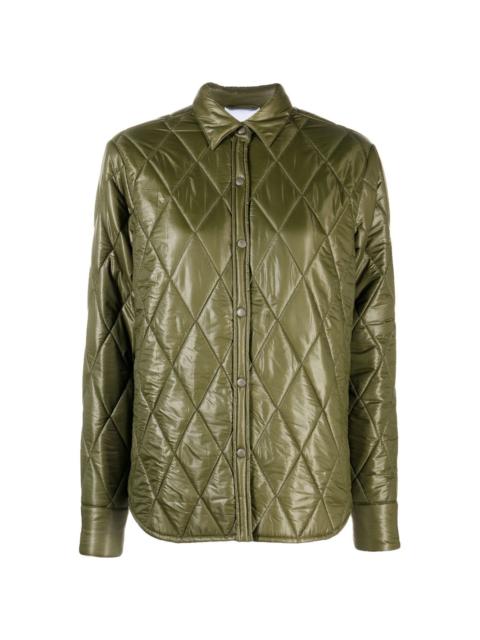 Aspesi quilted button-up jacket