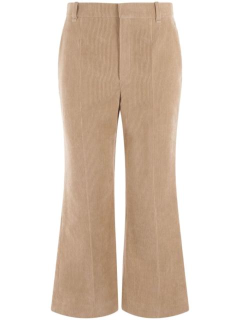 Chloé cropped corduroy trousers