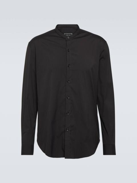 GIORGIO ARMANI Icon cotton-blend poplin shirt