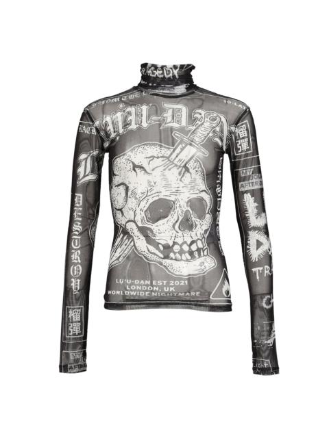 LU'U DAN MASKED MESH TOP / PUNK FLYER