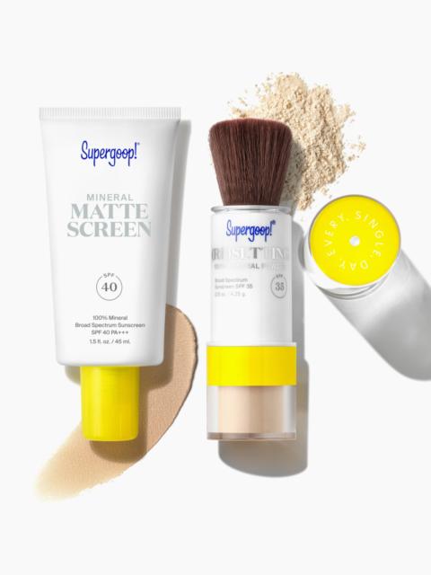 Supergoop The Matte Prime & Reapply Set