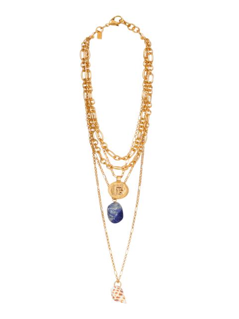 Balmain Long Charms necklace