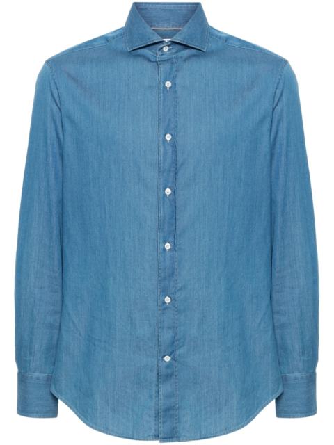 Brunello Cucinelli Long-sleeve Cotton Shirt