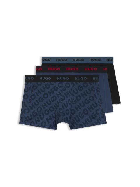 HUGO 3-PACK TRUNKS