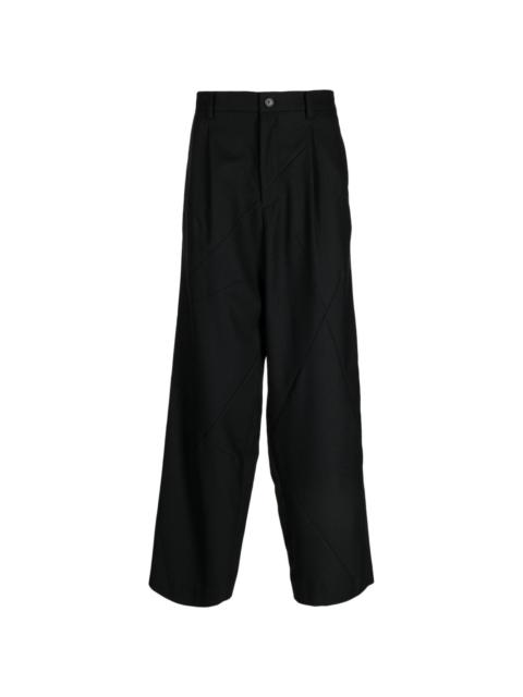 UNDERCOVER pleat-detailing straight-leg trousers
