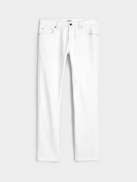 TODD SNYDER Slim Japanese Selvedge Stretch Jean in White