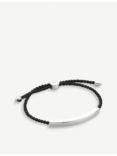 MONICA VINADER Linear sterling silver friendship bracelet