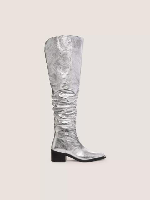 Stuart Weitzman SW X AKNVAS SCRUNCH BOOT