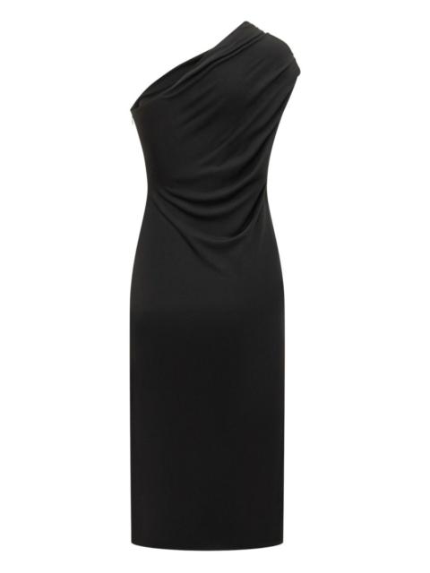 TOM FORD one-shoulder embellished midi dress