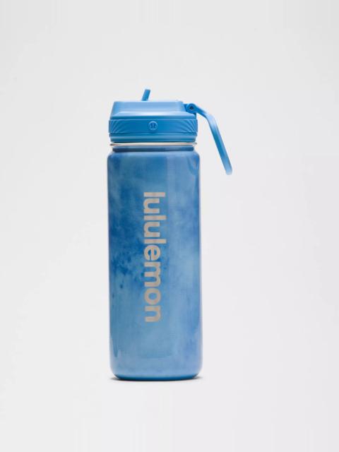 lululemon Back to Life Sport Bottle 18oz Straw Lid *Print