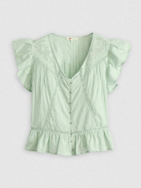 Levi's ANISTON SHORT SLEEVE BLOUSE
