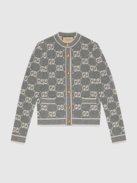 GG wool bouclé jacquard cardigan