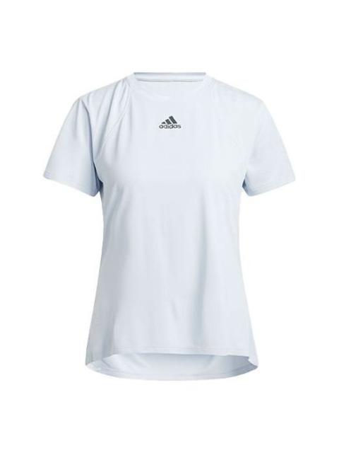 adidas (WMNS) adidas Heatrdy Focus Round-neck Blue H20747