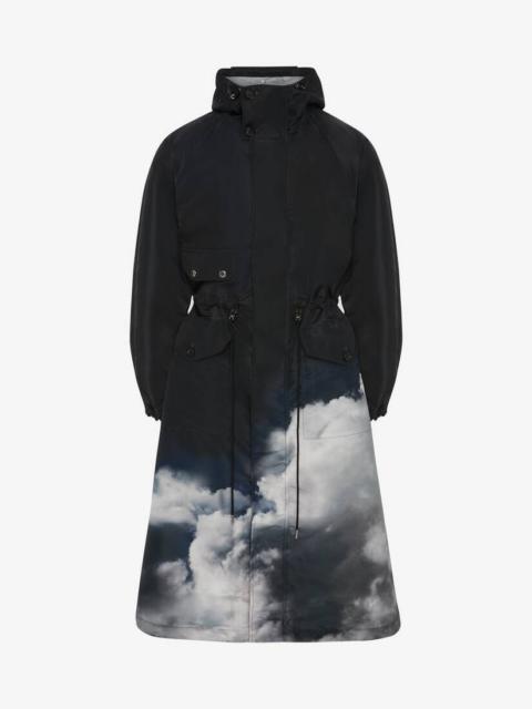 Alexander McQueen Storm Sky Parka in Storm