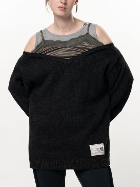 Maison MIHARAYASUHIRO Shifted Layer Knit Sweater