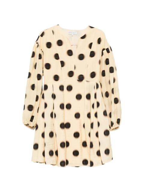 STINE GOYA Stine Goya Polka-dot Balloon-sleeve Dress