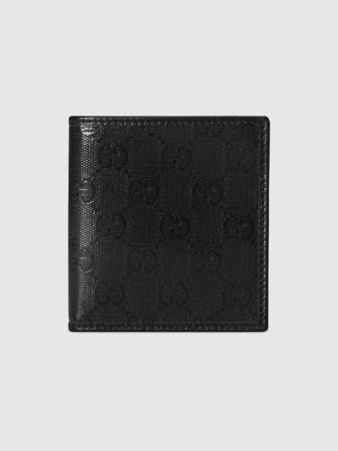 GG Crystal bi-fold wallet