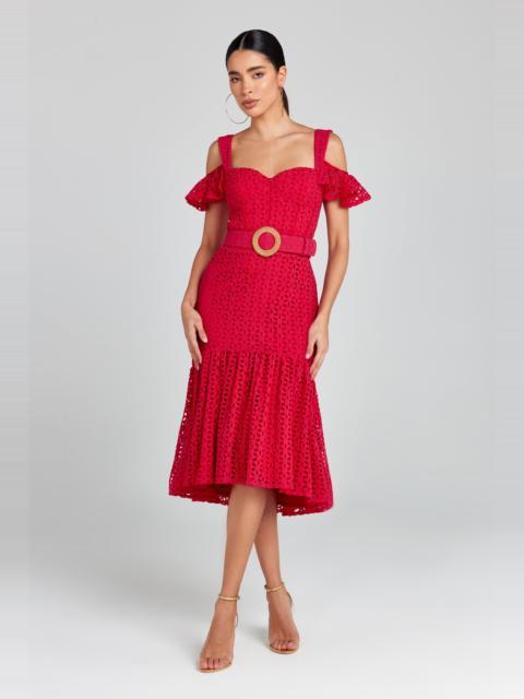 NADINE MERABI Julia Red Dress