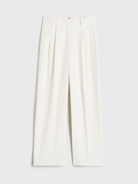 Totême Silk cotton cord trousers meringue
